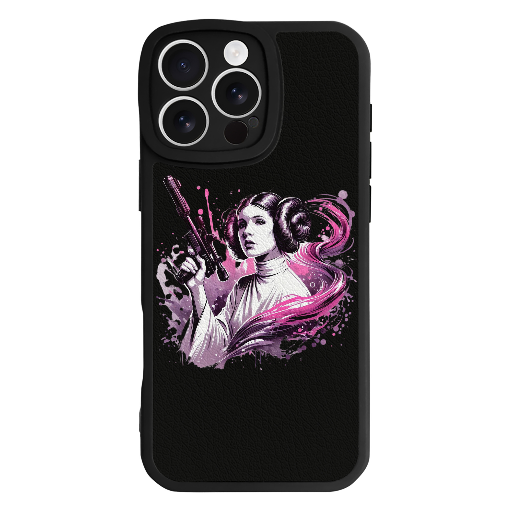 （画像用） スター・ウォーズ Star Wars 【iPhone 16シリーズ対応】シリコンスマホケース（レザー調） 材質：シリコン